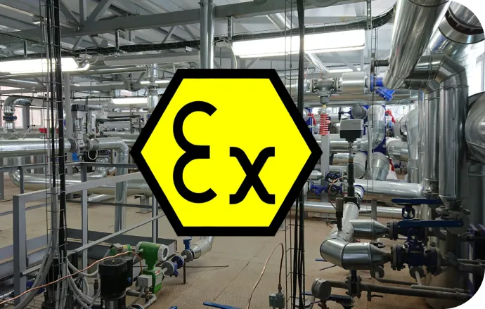 ATEX Ex marked process plant